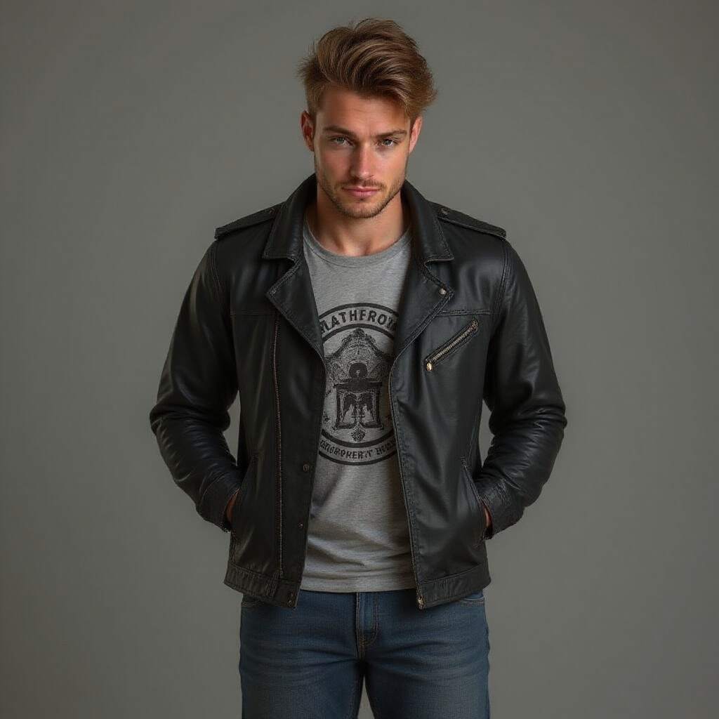 black-leather-jacket