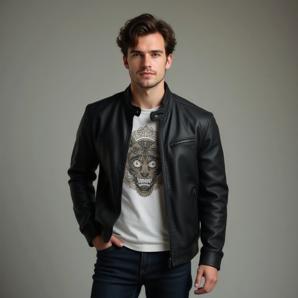 black-leather-jacket